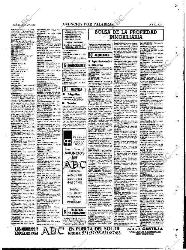 ABC MADRID 29-06-1988 página 123