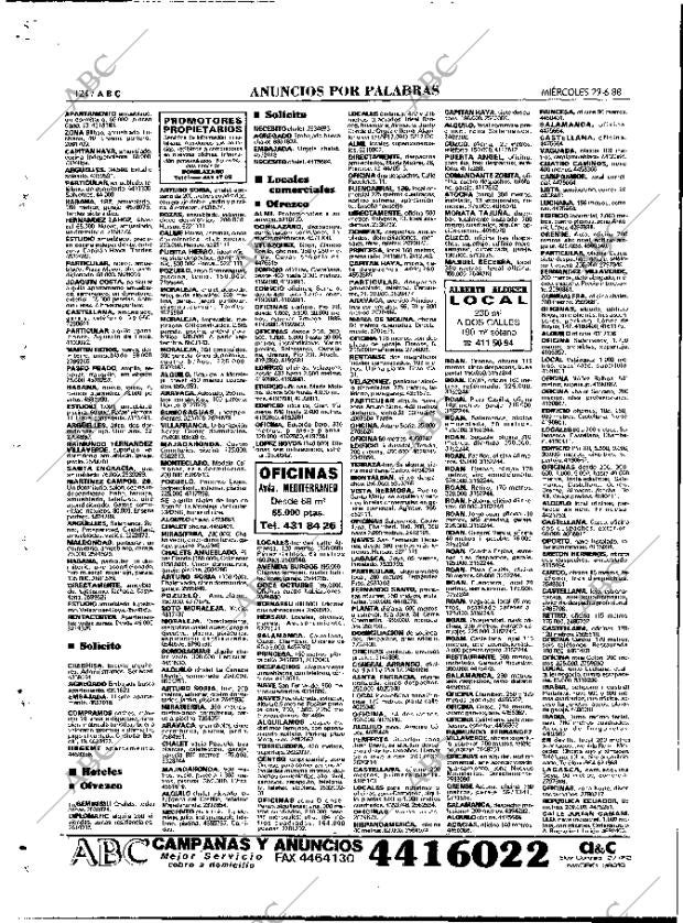 ABC MADRID 29-06-1988 página 124