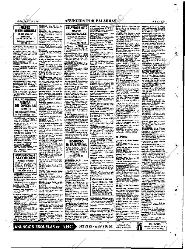 ABC MADRID 29-06-1988 página 129