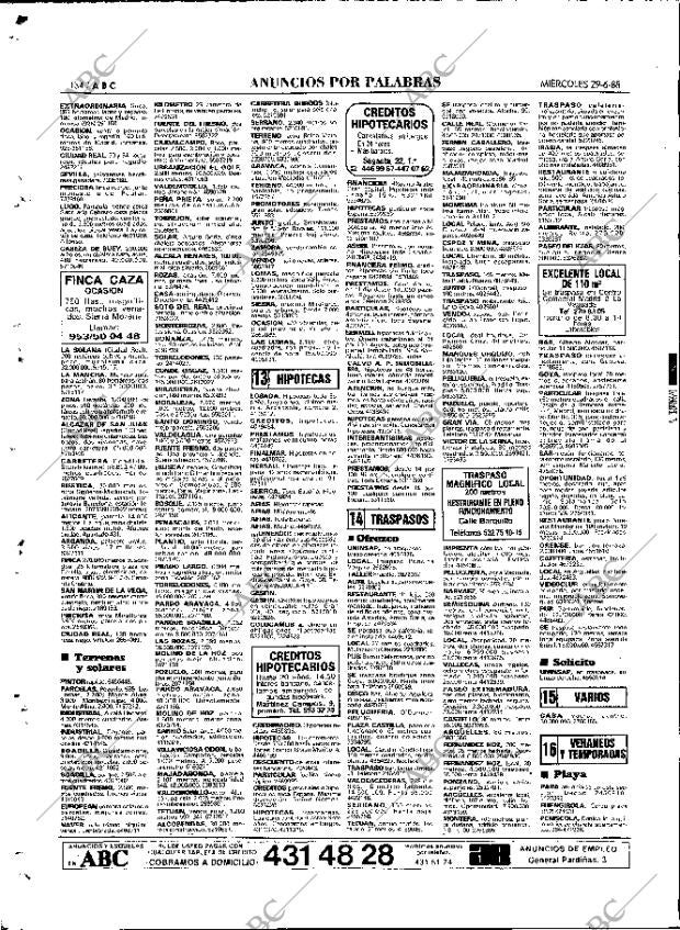ABC MADRID 29-06-1988 página 134