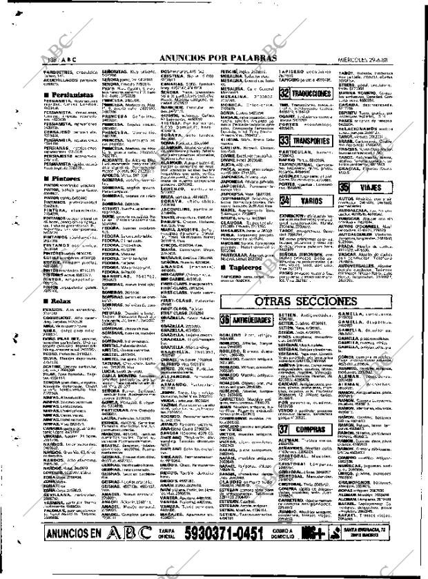 ABC MADRID 29-06-1988 página 138