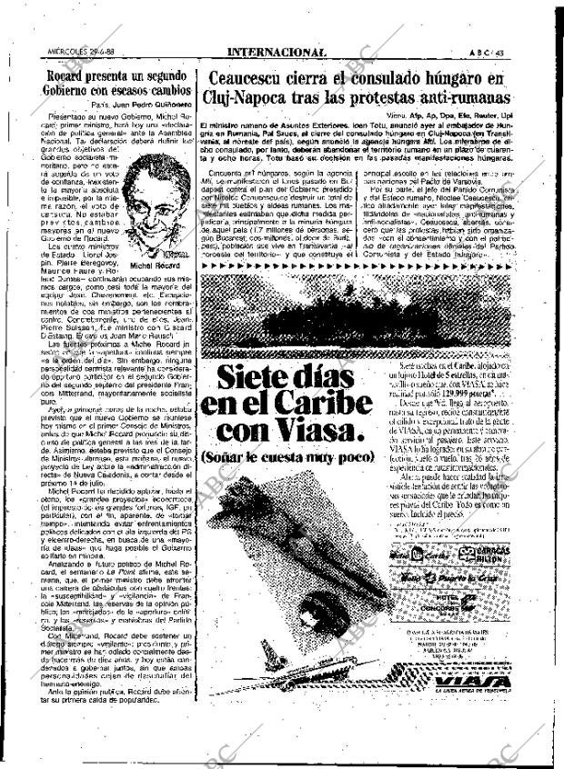 ABC MADRID 29-06-1988 página 43