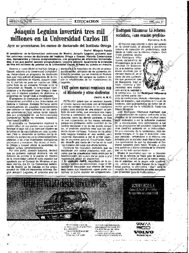 ABC MADRID 29-06-1988 página 61