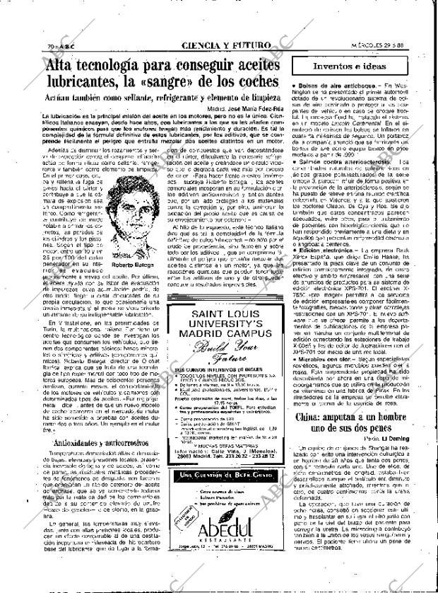 ABC MADRID 29-06-1988 página 70