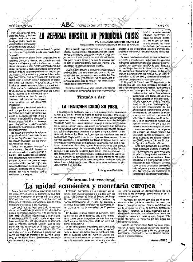 ABC MADRID 29-06-1988 página 77