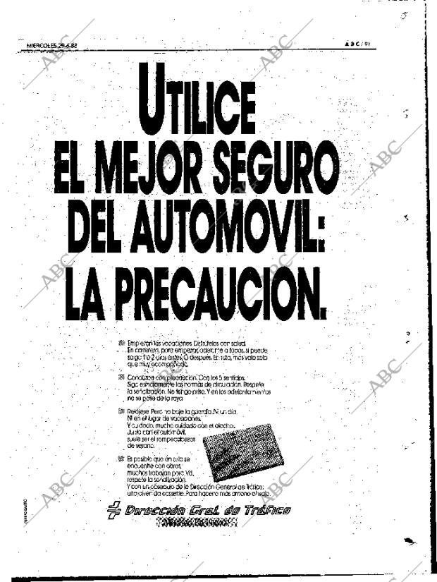 ABC MADRID 29-06-1988 página 91