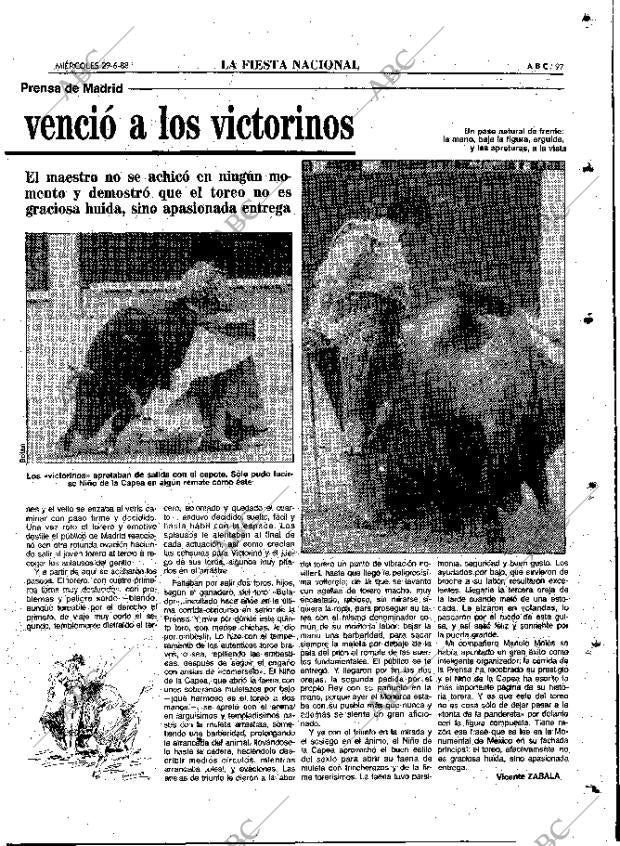 ABC MADRID 29-06-1988 página 97