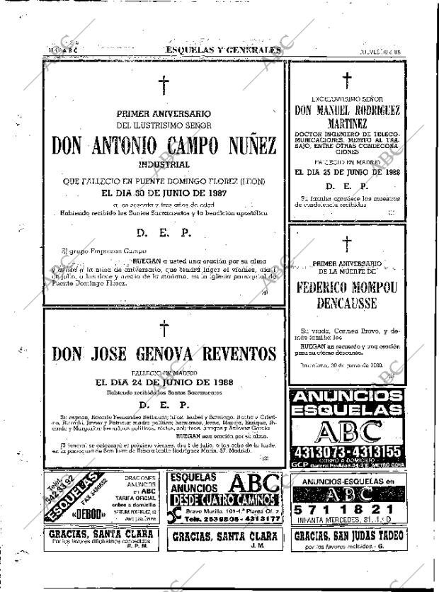 ABC MADRID 30-06-1988 página 114