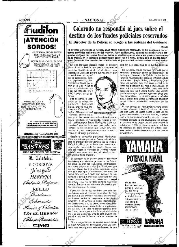 ABC MADRID 30-06-1988 página 32