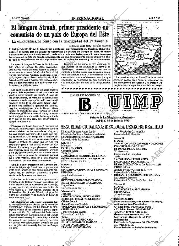 ABC MADRID 30-06-1988 página 45