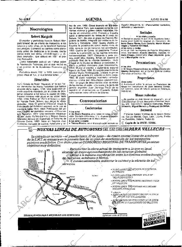 ABC MADRID 30-06-1988 página 54