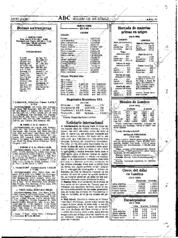 ABC MADRID 30-06-1988 página 91