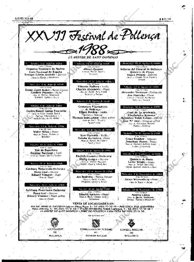 ABC MADRID 30-06-1988 página 99