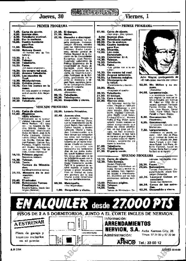 ABC SEVILLA 30-06-1988 página 94