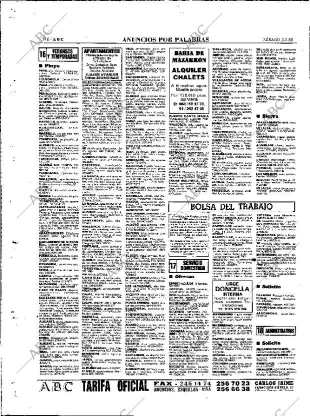 ABC MADRID 02-07-1988 página 116