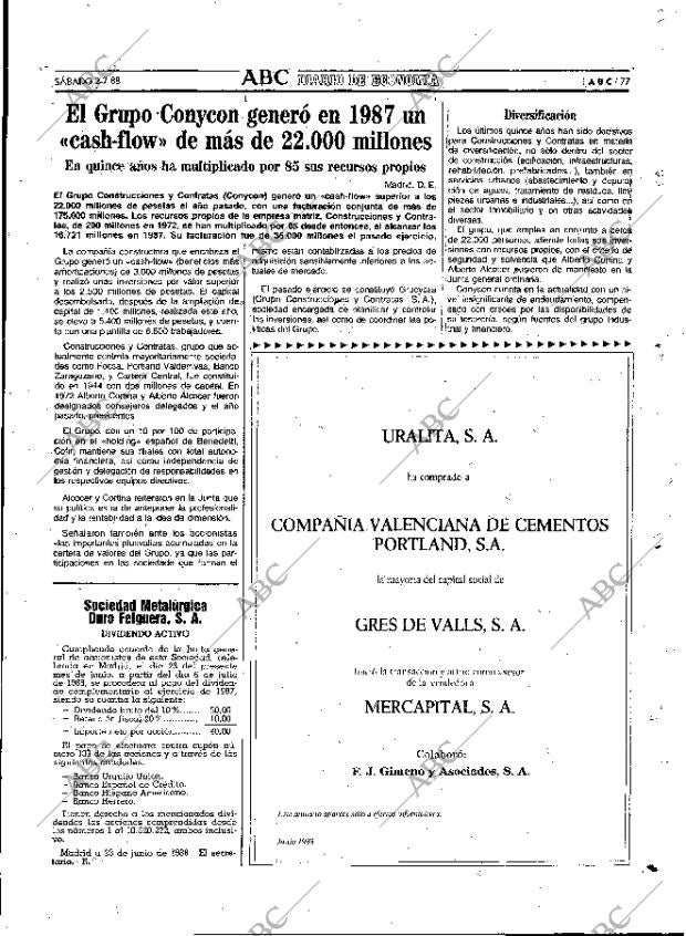 ABC MADRID 02-07-1988 página 77