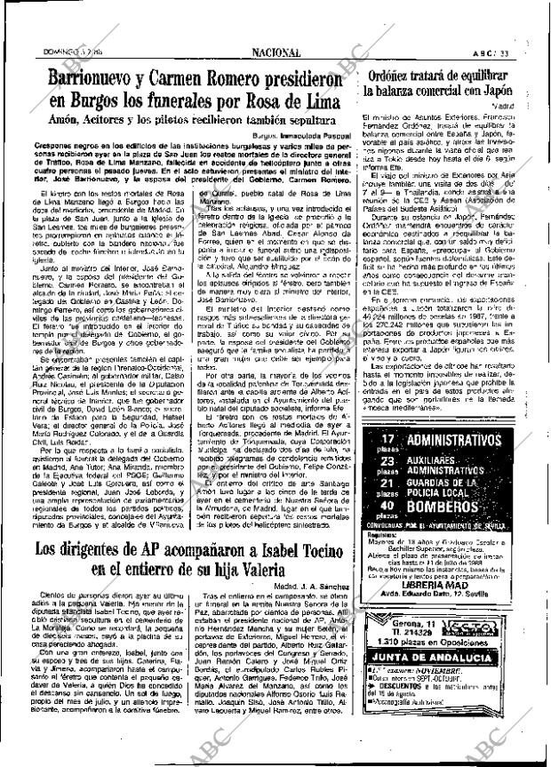 ABC SEVILLA 03-07-1988 página 33