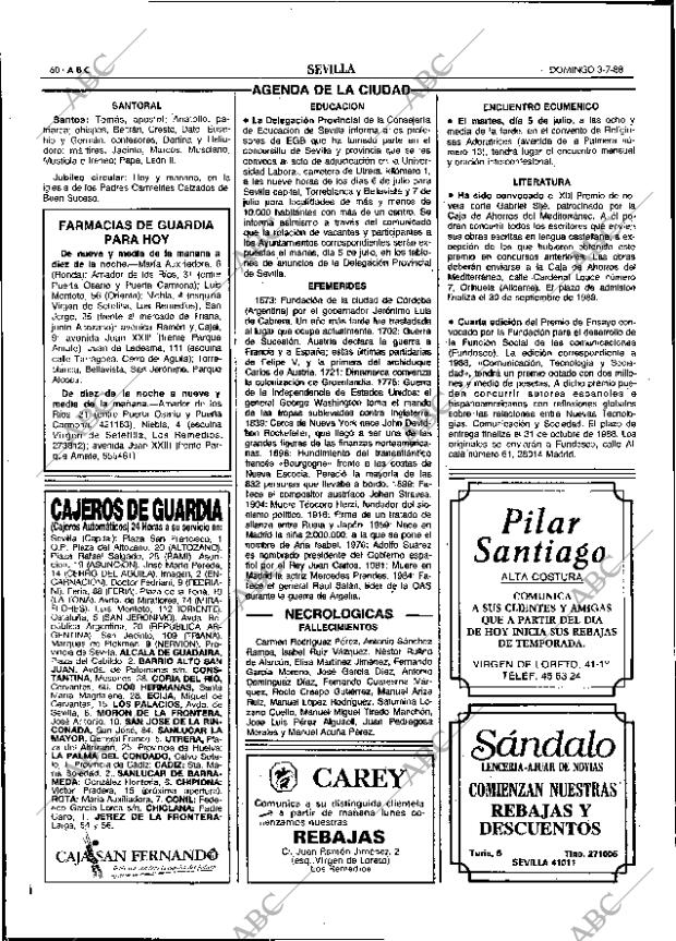 ABC SEVILLA 03-07-1988 página 60