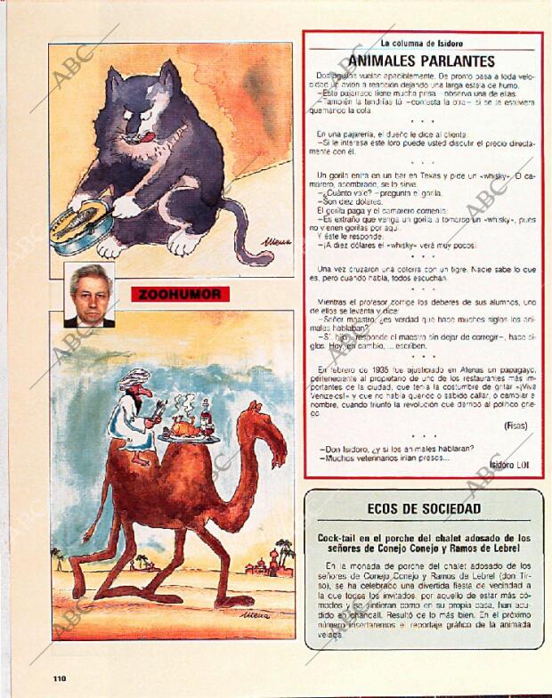 BLANCO Y NEGRO MADRID 03-07-1988 página 110