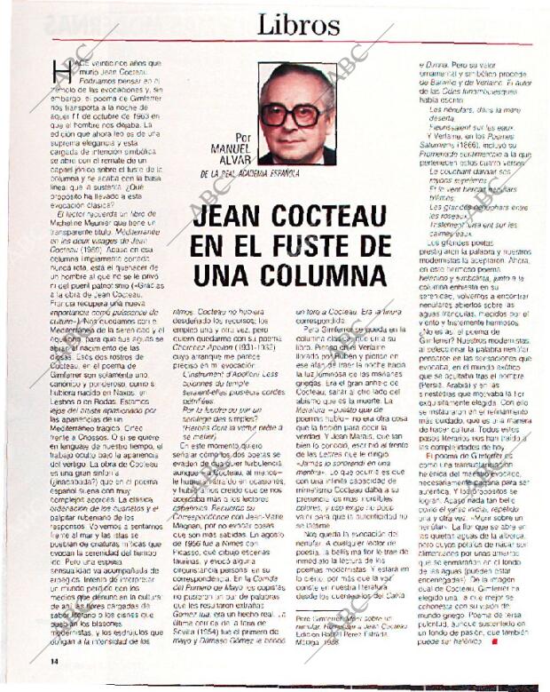 BLANCO Y NEGRO MADRID 03-07-1988 página 14