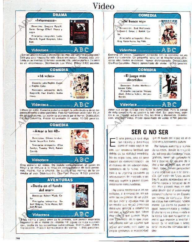 BLANCO Y NEGRO MADRID 03-07-1988 página 144