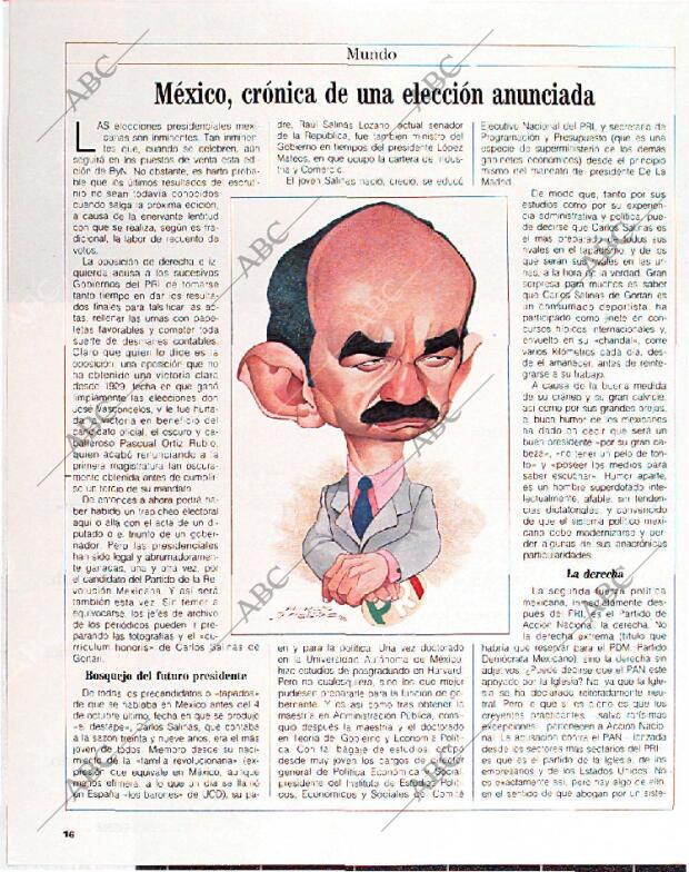 BLANCO Y NEGRO MADRID 03-07-1988 página 16