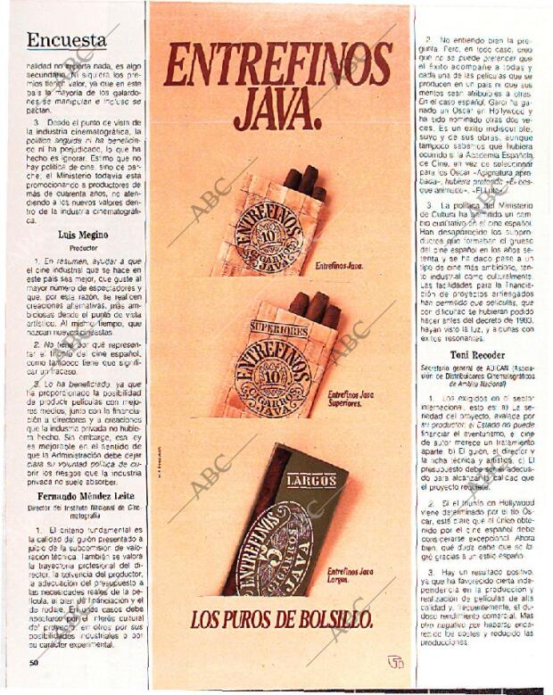 BLANCO Y NEGRO MADRID 03-07-1988 página 50