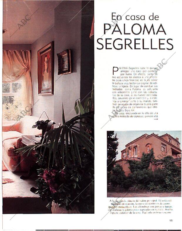 BLANCO Y NEGRO MADRID 03-07-1988 página 65