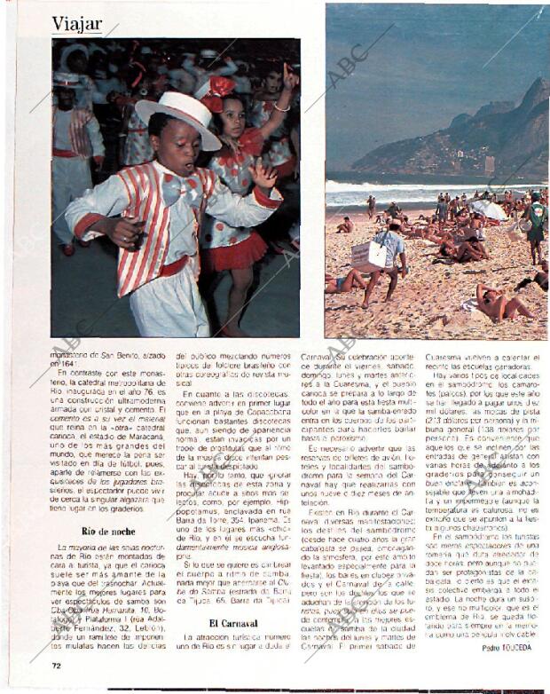 BLANCO Y NEGRO MADRID 03-07-1988 página 72