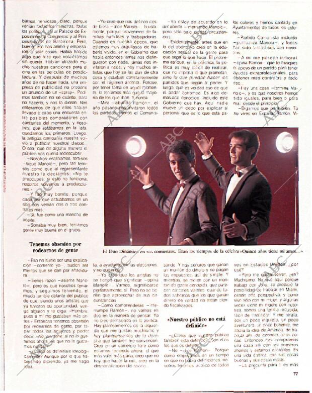 BLANCO Y NEGRO MADRID 03-07-1988 página 77