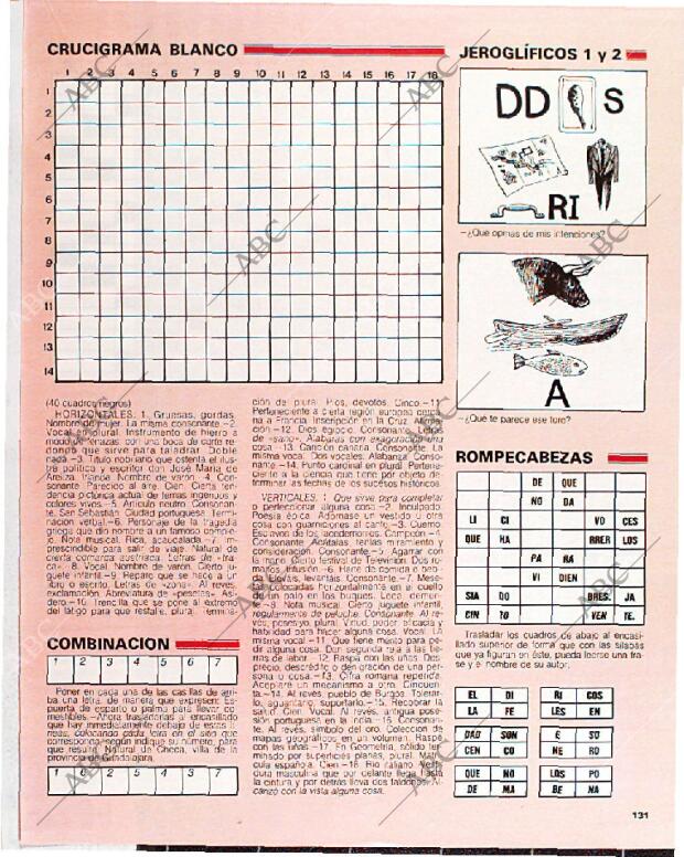 BLANCO Y NEGRO MADRID 10-07-1988 página 131