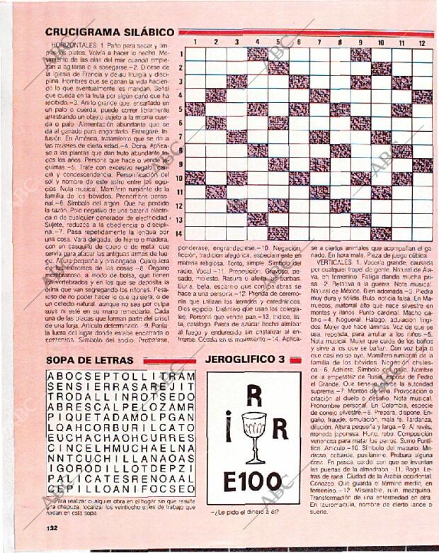 BLANCO Y NEGRO MADRID 10-07-1988 página 132