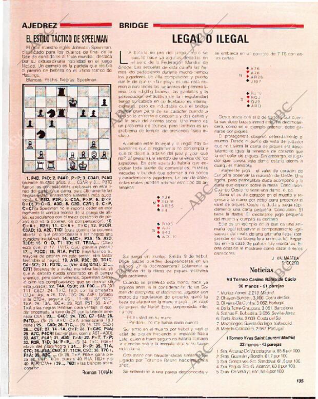 BLANCO Y NEGRO MADRID 10-07-1988 página 135