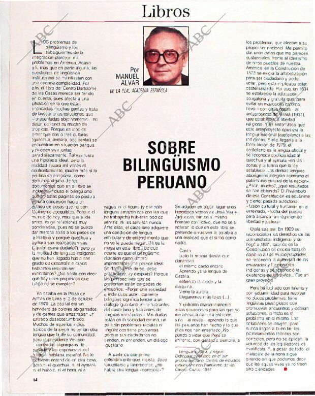 BLANCO Y NEGRO MADRID 10-07-1988 página 14