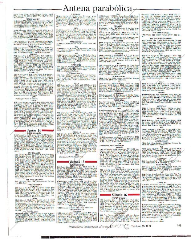 BLANCO Y NEGRO MADRID 10-07-1988 página 143