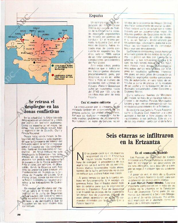 BLANCO Y NEGRO MADRID 10-07-1988 página 20