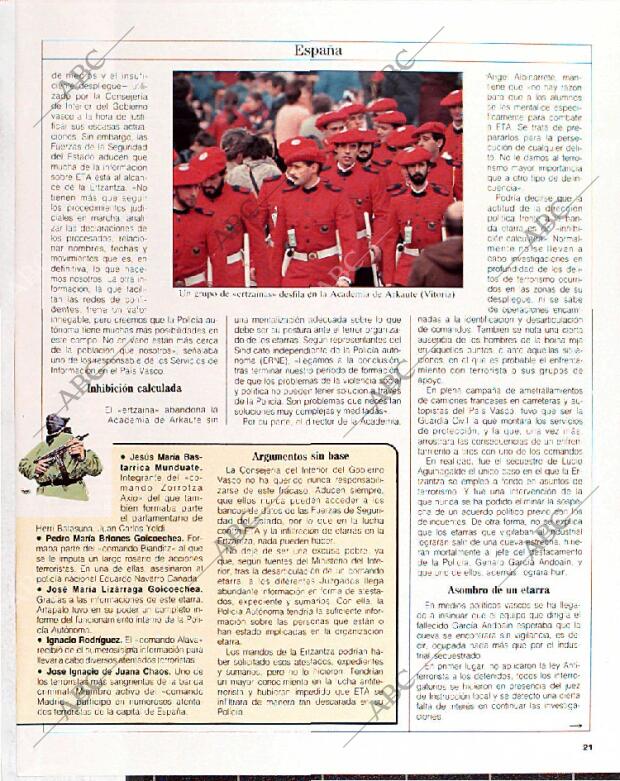 BLANCO Y NEGRO MADRID 10-07-1988 página 21