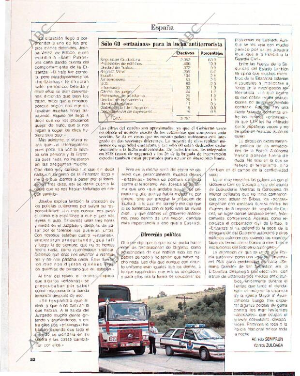 BLANCO Y NEGRO MADRID 10-07-1988 página 22