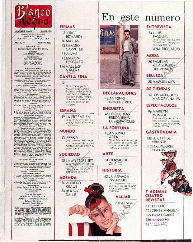 BLANCO Y NEGRO MADRID 10-07-1988 página 3