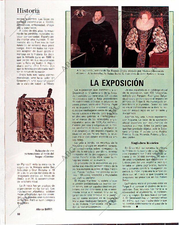 BLANCO Y NEGRO MADRID 10-07-1988 página 68