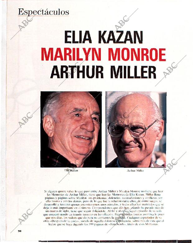 BLANCO Y NEGRO MADRID 10-07-1988 página 96