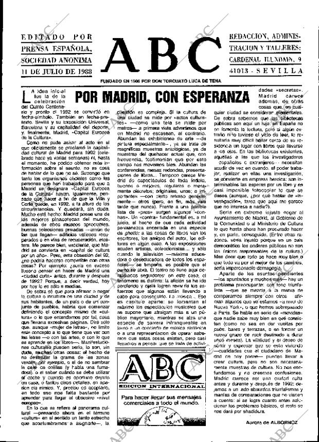 ABC SEVILLA 11-07-1988 página 3