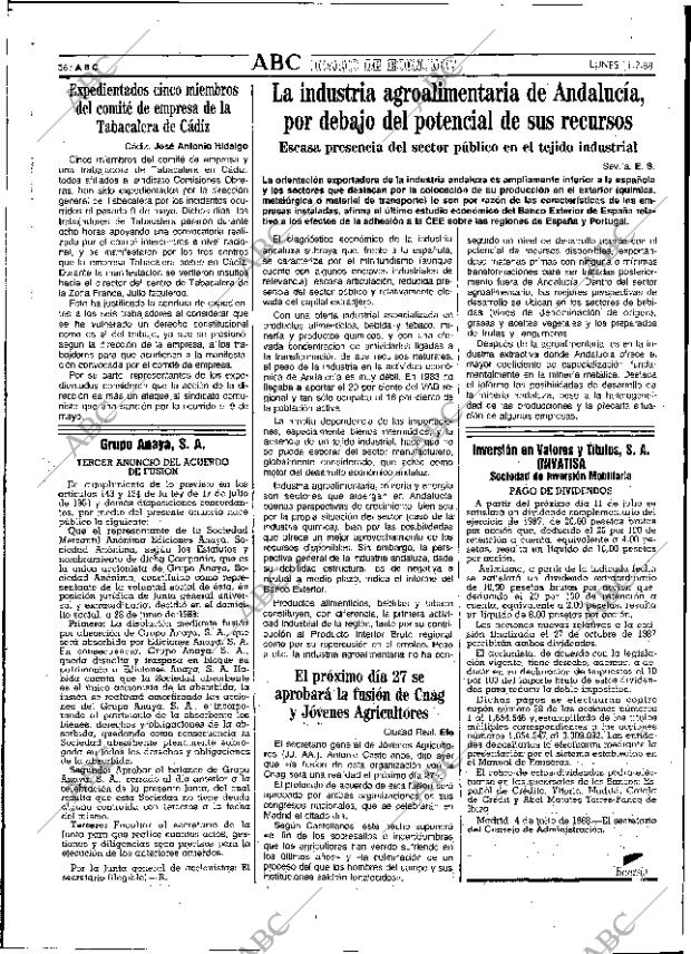ABC SEVILLA 11-07-1988 página 56