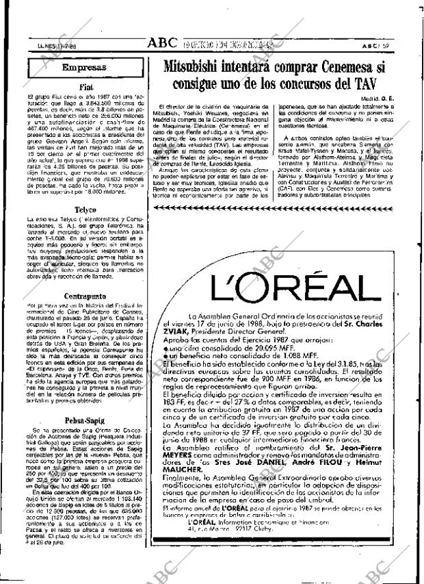 ABC SEVILLA 11-07-1988 página 59