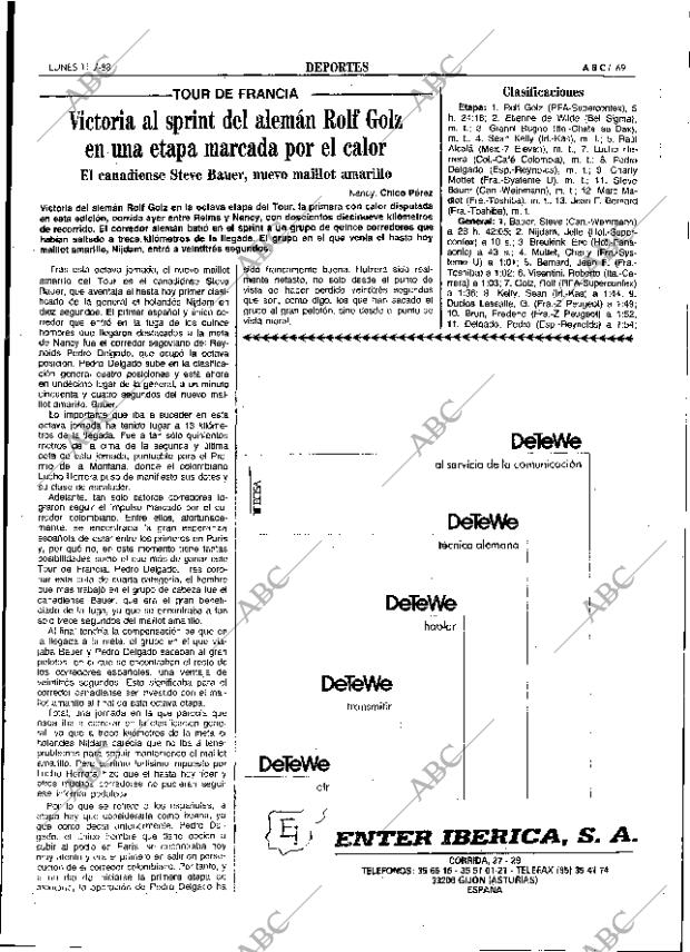 ABC SEVILLA 11-07-1988 página 69