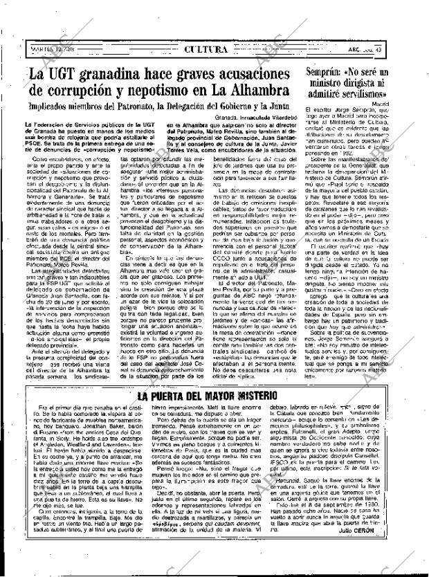 ABC MADRID 12-07-1988 página 43