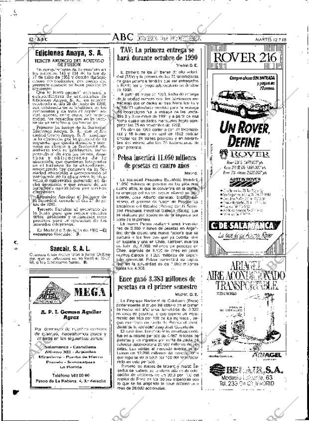 ABC MADRID 12-07-1988 página 62