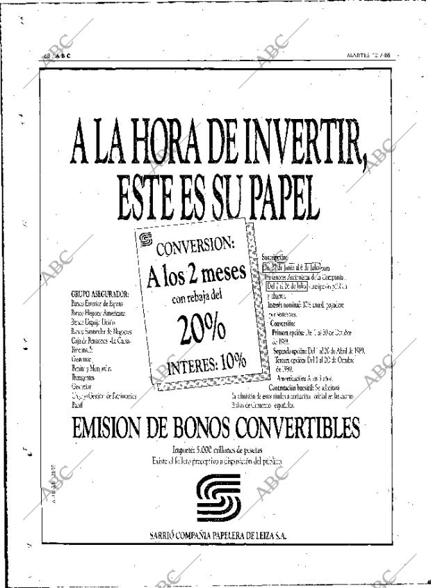 ABC MADRID 12-07-1988 página 68