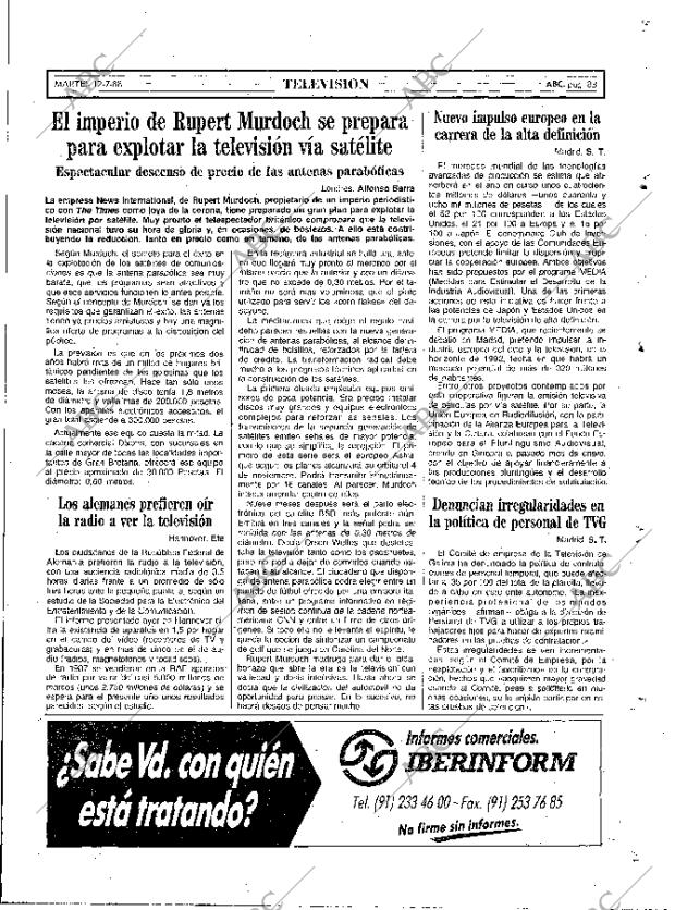 ABC MADRID 12-07-1988 página 83