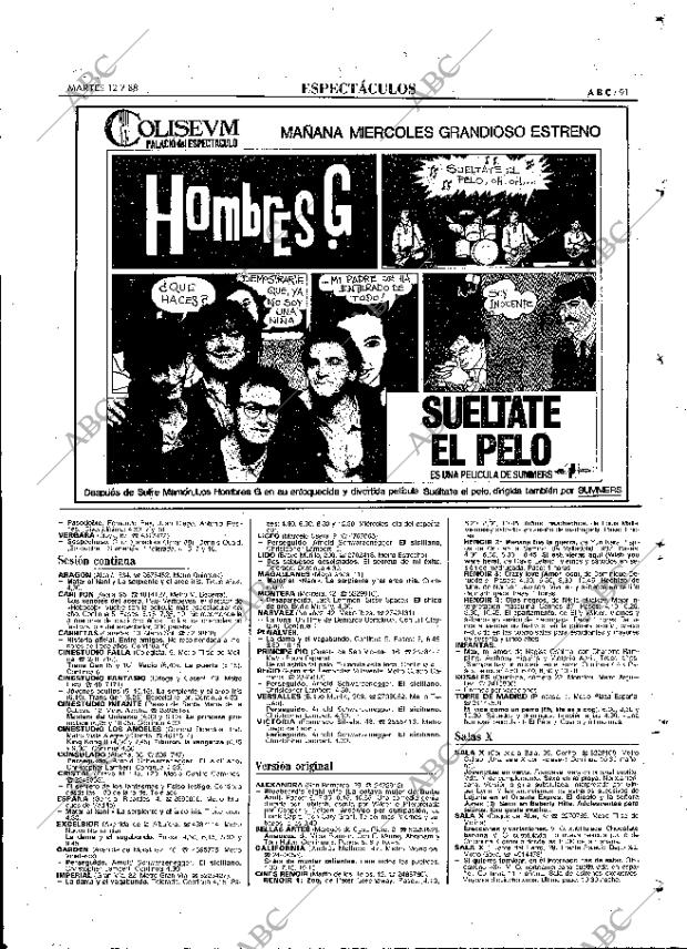 ABC MADRID 12-07-1988 página 91